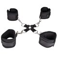 Velvet Vice Black Soft Hogtie Restraint & Cuffs