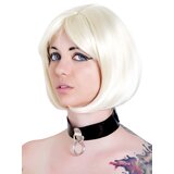Latex Rubber Collar in Black