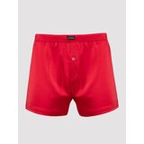 LHM Red Satin Boxer Shorts - S / M - Red