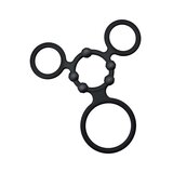 Enhancer Quad Cock Ring - Black