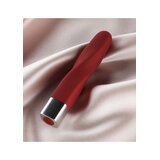 Layla Silicone Vibrating Bullet - Red