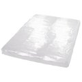 White PVC Flat Bed Sheet - Double Bed Size