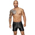Noir Handmade Powerwetlook Shorts - Black - M