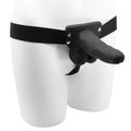 Nailer Black Unisex Vibrating Strap-On - 6 Inch
