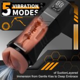 【Free lube】Captain Titan - 6.5 Inch Massive Real Feel Ergonomic Grip Unbeatable Value Blowjob Stroker