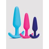 Lovehoney Silicone Butt Plug Set (3 Piece) - Blue