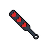 Heart Paddle Pin