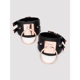 Lovehoney Premium Faux Leather Wrist Cuffs - Black