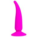 Popstar Magenta Slim Tapered Beginners Butt Plug - 5 Inch