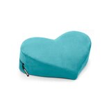 Heart Wedge Sex Pillow - Microvelvet - Teal