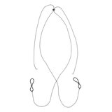 Ex's and Oh's Body Jewelry with Nipple Ties