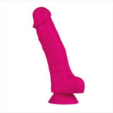 Alive Adam 7 Inch Pink Silicone Realistic Dildo with Suction Base