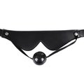 Shade & Hush Black Blindfold With Ball Gag