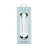 Clarity Seraphic Shaft Glass Dildo: Sleek Straight 157mm