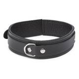 Bondage Boutique Soft Leather Collar - Black