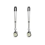 Bound Glow in the Dark Nipple Clamps - G1 - Gunmetal