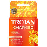 Trojan Intensified Charged Condoms - 3 Pack