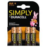 Duracell AA Batteries (4 Pack)