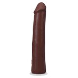 The Realistic Cock - With Removable Vac-U-Lock Suction Cup - ULTRASKYN - 9" - Chocolate