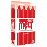 The 9’s Make Me Melt Drip Candles-Red Hot (4-Pack)