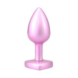 Booty Bling Metal Plug - Pink - Small