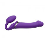 Vibrating Strap On Purple Large