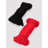 Bondage Boutique Soft Bondage Rope 10 Metre (2 Pack) - Black
