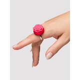 FIORE Rechargeable Vibrating Silicone Rose Ring - Red