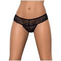 Obsessive Miamor Lace Thong - Black - L/XL