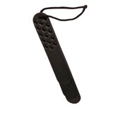 Saffron PU Leather Paddle Black