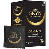 40 Skyn Original Latex Free Condoms - Lubricated, Latex, Protection Adult