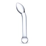 Slimline G-Spot Glass Dildo 8"