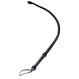 Cord Wrapped Ball End Whip Black