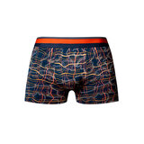 Soo Cumfy Navy Marble Boxer Brief - Medium