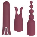 3-Some Powerful Rechargeable Vaginal, Clit, Anal & Nipple Stim Vibe