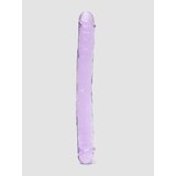 BASICS Realistic Double-Ended Dildo 15 Inch - Purple