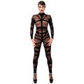 Noir Handmade F357 Zip Up Catsuit - Black - XL