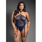 Gartered Bustier and Panty - Queen Size