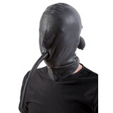 Moulded Rubber Inflatable Hood with Tube in Black - One Size