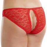 Lovehoney Red Lace Open Back Briefs