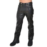Carnage Leather Snap-Crotch Zipper Jeans