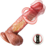 Blush 7.67 In Realistic Thrusting Vibrating Dildo with Internal Warming Sensations