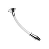 Stainless Steel Ass Funnel with Hollow Anal Plug