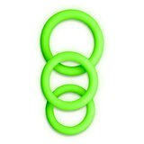 Ouch! Glow in the Dark 3-Piece Cock Ring Set