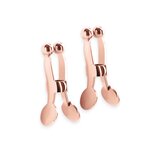 Bound Nipple Clamps - C1 - Rose Gold
