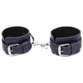 Luxe Royal Secret Navy Blue & Silver Ankle Cuffs