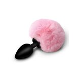 Tailz Fluffy Bunny Tail Silicone Plug - Pink
