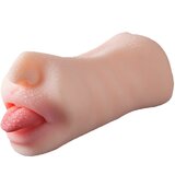 Love Toy Beginners Male Masturbator - Double-Ended Realistic Vagina & Mouth Pocket Pussy