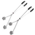 Diamante Pendant Sliding Nipple Tweezer Clips
