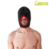 BRUTUS Blind Neoprene Face Fucker Hood - Black/Red